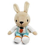 Organic Cotton Boy Bunny Plush - 12" Eco-Friendly Stuffed Animal