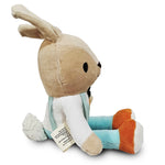 Organic Cotton Boy Bunny Plush - 12" Eco-Friendly Stuffed Animal