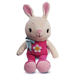 Organic Cotton Girl Bunny Plush | Eco-Friendly Easter Stuffed Animal – 12"