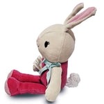 Organic Cotton Girl Bunny Plush | Eco-Friendly Easter Stuffed Animal – 12"