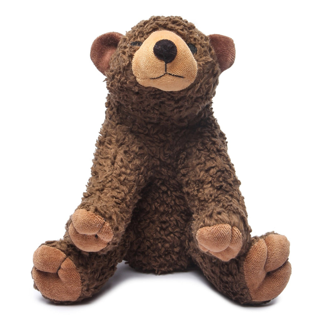 A realistic giant bear, plush teddy brown bear stuffed animal collectible  toy