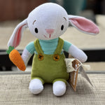 Organic Cotton Baby Boy Bunny Plush - 10" Soft & Safe Companion