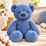 16” Blue Organic Cotton Sherpa Bear
