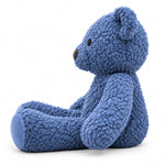 16” Blue Organic Cotton Sherpa Bear