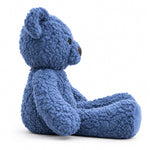 16” Blue Organic Cotton Sherpa Bear