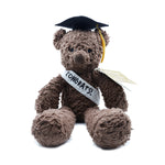 Herbal Dye Sherpa Graduation Bear - Chocolate Brown - 50% Off Discount Applied at Checkout
