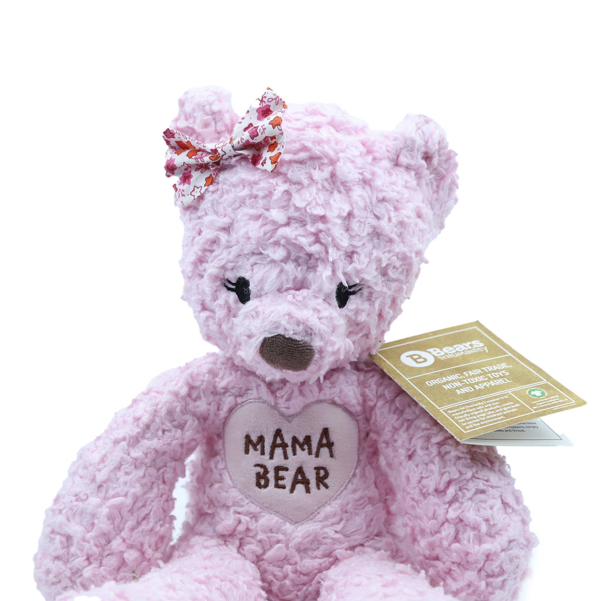 Herbal Dye Sherpa Mama Bear - Pink – Bears for Humanity