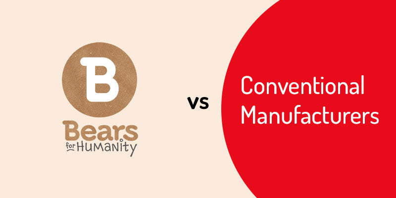 Bears for Humanity vs. Other Plush Manufacturers