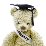 Herbal Dye Sherpa Graduation Bear - Sunflower Cream - 50% Off Discount Applied at Checkout