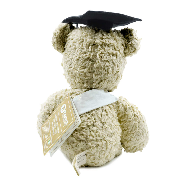 Herbal Dye Sherpa Graduation Bear - Sunflower Cream - 50% Off Discount Applied at Checkout