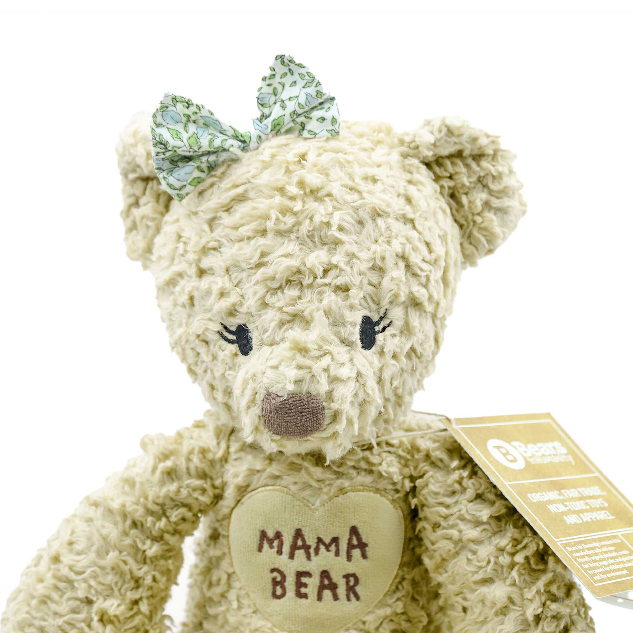 Herbal Dye Sherpa Mama Bear - Sunflower Cream – Bears for Humanity