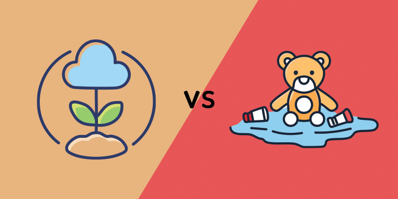 Organic Cotton vs Polyester Plush Toys