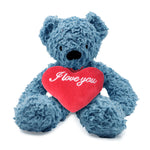 16" Blue Bear with "I Love You" Heart