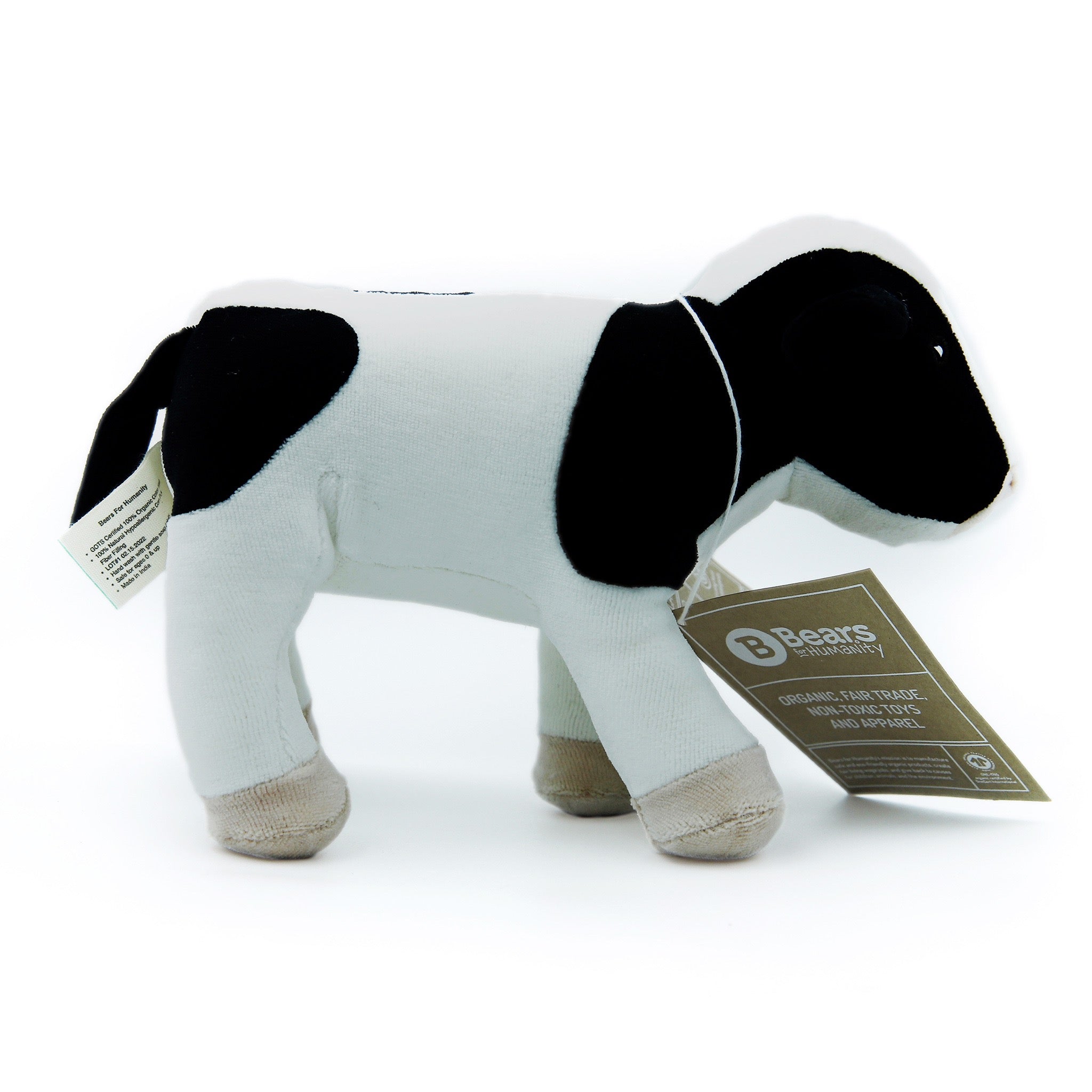 Bears for Humanity Organic Cow Animal Pals Plush Toy 12