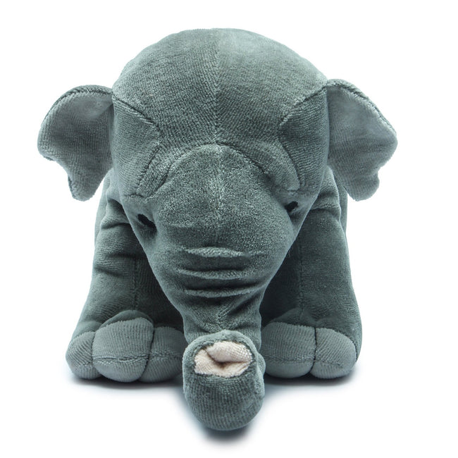 Organic Asian Elephant Plush toy for children in grey