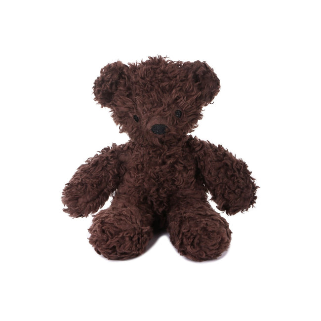 10" Chocolate Herbal Dyed Sherpa Teddy Bear from Bears for Humanity, organic and Fair Trade