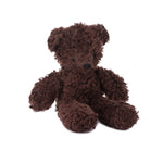 10" Chocolate Herbal Dye Baby Sherpa Bear, organic and Fair Trade teddy bear, 
