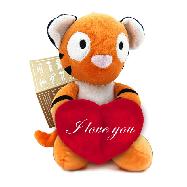 I Love you Tiger with Red heart
